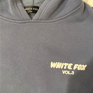 White Fox Boutique Blue Hoodie